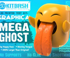 Graphica Mega Ghost Print Play Via 3Dkitbash.Com 3D Models