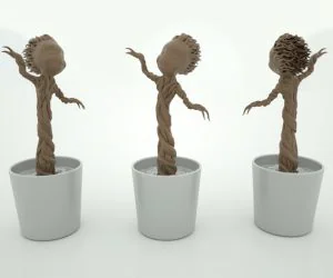 Dancing Groot 3D Models