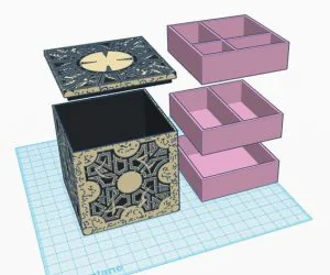 Hellraiser Jewelry Box Lament Configuration 3D Models