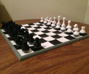 Wobbly Chess Set 3D Models