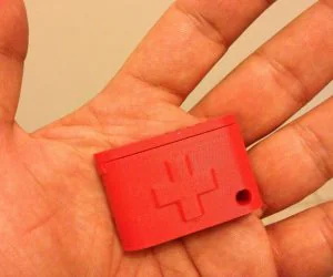 Keychain Pill Box 3D Models