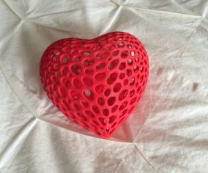 Voronoi Heart 3D Models