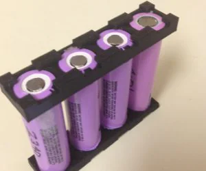 18650 Battery Holdertray 3D Models