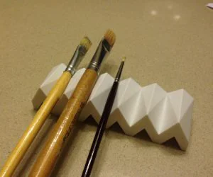 Customizable Paintbrush Holder 3D Models