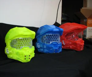 Halo 4 Helmet Medium Size B 3D Models