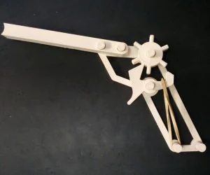 Rubber Band Gun No Screws Required 3D Models