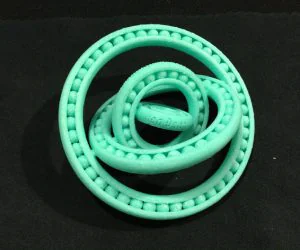 Spinning Triplequadruple Ball Bearings 3D Models
