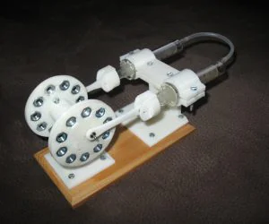3D Printed Alpha Stirling Engine 2 3D Models