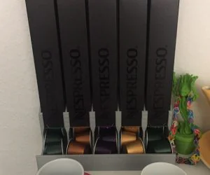 Nespresso Cup Dispenser Nespresso Kapselspender 3D Models