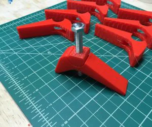 Waste Board Clamp For Shapeoko Xcarve Other Cnc 3D Models
