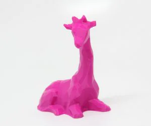 Low Poly Giraffe 3D Models