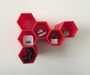 Honeycomb Shelf 3D Models