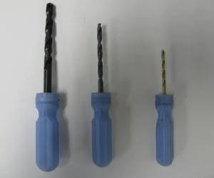Customizable Drill Bit Handles 3D Models