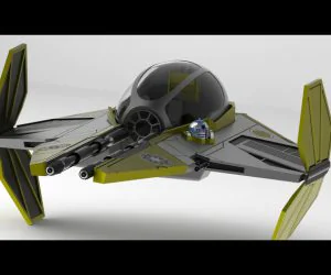 Star Wars Jedi Interceptor 3D Models