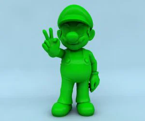 Mario Posed Upsampled 3D Models