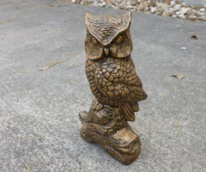 Owl Statue 2 3D Models