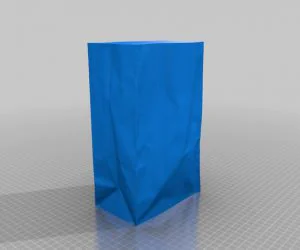 Paper Bag Vase 3D Models