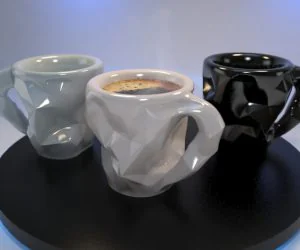 Crushed Espresso Cup 3D Models