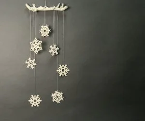 Snowflake Mobile 3D Models