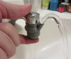 Water Diverter For Bathroom Tap 3D Models