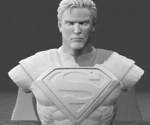 Superman Bust 3D Models