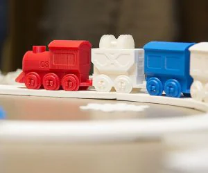 Train Set 3D Models