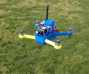 T4 Quadcopter Mini 250 Drone 5 Inch Props 3D Models
