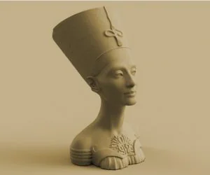 Queen Of Egypt Bust Flower Pot 3D Models