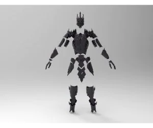 Sauron Armor Complete 3D Models