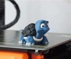 Gustav The Turtle Multimaterial 3D Models