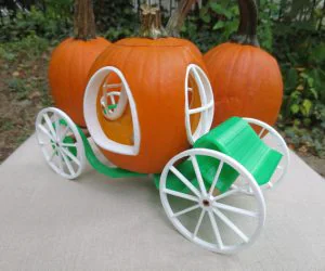 Enchanted Pumpkin Carriage 3D Models