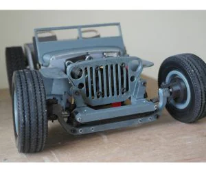 Ossum Rc Jeep Rat Rod Rolling Train Kit With 2 Speed Gear Box 3D Models