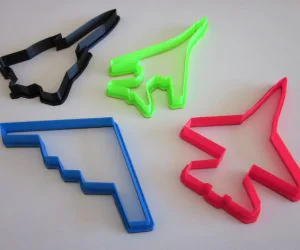 Jet Cookie Cutters 3D Models