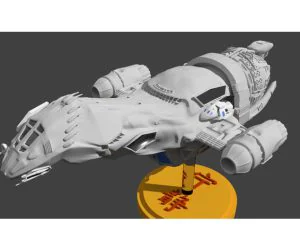 Serenity Firefly Transport Ship 3D Models