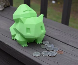 Bulbasaur Coin Bank 3D Models