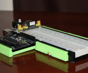 Breadboard Spring Vise For Arduino Or Raspberry Pi 3D Models