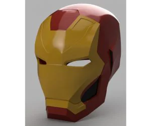 Iron Man Mark 46 Helmet Captain America Civil War 3D Models