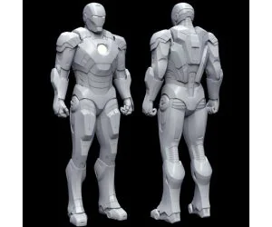 Iron Man Easy Print 3D Models