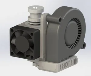 E3D Fan With Integrated Layerfan 3D Models