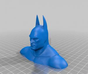 Batman Bust Clean Rebuild Hires. 3D Models