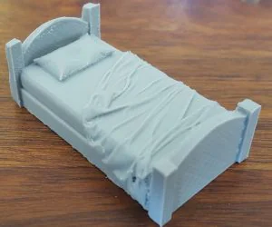 Bed Unmade 28Mm For Openforge 3D Models