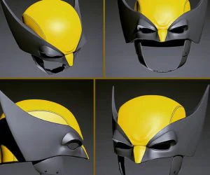 Wolverine Helmet 3D Models