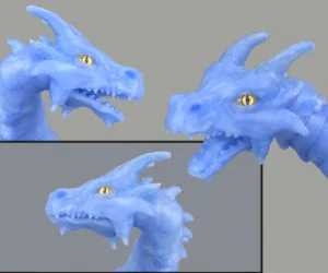 Articulated Dragon Mouth 3D Models