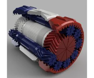 High Torque 1601 Compound Planetary Gearbox 3D Models