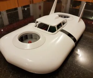 Cc2 002 Cushioncraft Skirtless Hovercraft Rc Model 125 Scale 3D Printed Cc2 3D Models