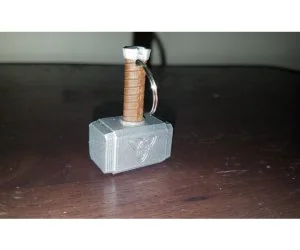 Thor Hammer Keychain 3D Models