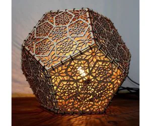 Dodecahedron Lamp 3D Models