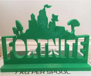 Fortnite Logo 3D Models