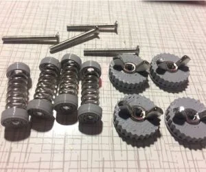Anet A6 Table Nut And Cover Spring 3D Models