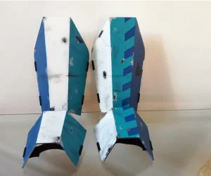 Mandalorian Leg Armor 3D Models